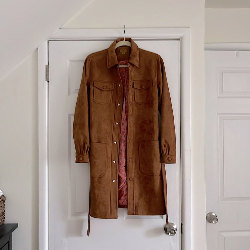 The Patch Pocket Car Coat by MOTHER